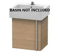 Duravit Single Door Bath Basin Vanity Unit Euro Oak - VE6271L5252