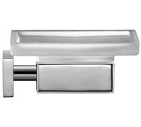 Duravit Soap Dish Square Wall Mounted Soap Holder Soap Dish in Chrome 11.5cm x 12cm