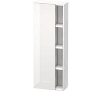 Duravit Tall Bathroom Cabinets DuraStyle Hinges on the left 1400x500x240mm Concrete Grey Matt/Basalt Matt