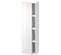 Duravit Tall Bathroom Cabinets DuraStyle Hinges on the left 1800x500x360mm Concrete Grey Matt/White Matt