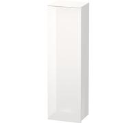 Duravit Tall Bathroom Cabinets DuraStyle Hinges on the right 1400x400x360mm White high gloss/Basalt Matt