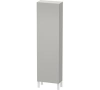 Duravit Tall Bathroom Cabinets L-Cube Hinges on the left 1760x500x243mm Concrete Grey Matt
