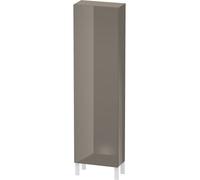 Duravit Tall Bathroom Cabinets L-Cube Hinges on the left 1760x500x243mm Flannel Grey High Gloss