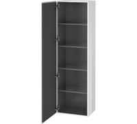 Duravit Tall Bathroom Cabinets L-Cube Hinges on the right 1760x500x363mm Walnut Dark