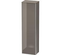 Duravit Tall Bathroom Cabinets XSquare Hinges on the right 1760x500x356mm Flannel Grey High Gloss