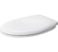 Duravit D Shaped Toilet Seat DuraPlus White Duroplast without soft-close 64200000