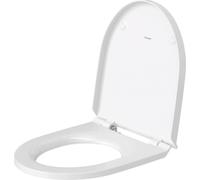 Duravit toilet seat Duravit No.1, Urea thermoset toilet lid, Toilet cover with stainless steel hinges, White