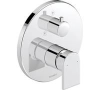 Duravit Tulum Shower Mixer, Concealed, Round Rosette, with Diverter Valve, TU4210012; Color: Chrome