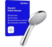 Duravit Universal Hand Shower Chrome 3 Spray Functions EasyClean 14 l/min
