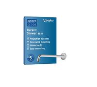 Duravit Universal Shower arm, Shower Faucet wall mounting, Shower Head 410 mm, Round, Chrome
