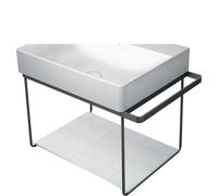 Duravit Vanity Unit DuraSquare Metal console Wall mounted Chrome 665x451 mm