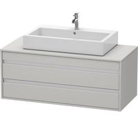 Duravit Vanity Unit Ketho Wall-Mounted Concrete Grey Matt 1200 mm