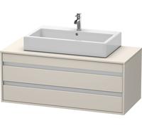 Duravit Vanity Unit Ketho Wall-Mounted Taupe 1200 mm KT665609191