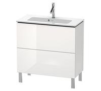 Duravit Vanity Unit L-Cube for 234283 Floor-standing 704x820x391mm White High Gloss Lacquer