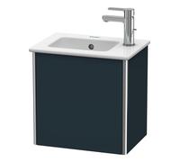 Duravit Vanity Unit XSquare for ME by Starck 072343, right version Night Blue Satin Matt 400x410x289mm