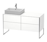 Duravit Vanity Unit XSquare right-hand version Black high gloss 778x1400x548mm