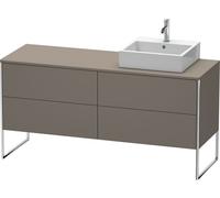 Duravit Vanity Unit XSquare right-hand version Flannel Grey Satin Matt 778x1600x548mm