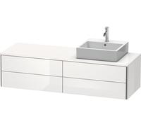 Duravit Vanity Unit XSquare right-hand version White High Gloss Lacquer 400x1600x548mm