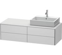 Duravit Vanity Unit XSquare right-hand version White Satin Matt 400x1400x548mm