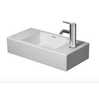 DURAVIT Vero Air - Hand-rinse basin for Furniture 500x250mm with 1 tap hole on right side without overflow white without WonderGliss