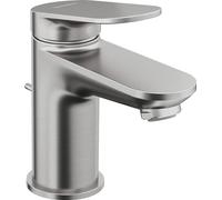 Small Basin Tap Duravit Wave with pull cord, 52x137x139mm Brushed stainless steel WA1010001070