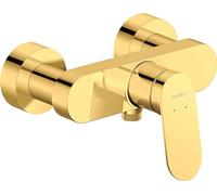 Wall Mounted Shower Mixer Duravit Wave 216x113x165mm Burnished Gold WA4230000034