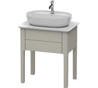 Duravit Wall Hung Basin Units L-Cube Floor-standing 3 Tap Holes 698x600x480mm White High Gloss Lacquer LU956006060
