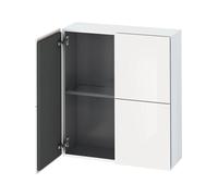 Duravit Wall Mounted Bathroom Cabinets L-Cube 800 mm Concrete Grey Matt LC116700707