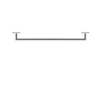 Duravit Wall Mounted Towel Rack Karree Bath 600 mm