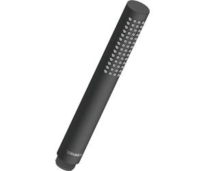 Duravit Water-Saving Shower Head with Rain Jet Type, Round Shower Head with Water-Saving MinusFlow Function, Easy to Clean, Matt Black