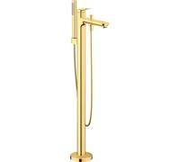 FreeStanding Bath Tap Duravit Wave with hand shower stick 50x947x312mm Burnished Gold WA5250000034