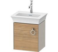 Duravit White Tulip - Waschtischunterschrank wandh 410x384x298mm Anschl li eiche nat/taupe seidenm
