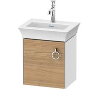 Duravit White Tulip - Waschtischunterschrank wandh 410x384x298mm Anschl li eiche nat/wei hochgl
