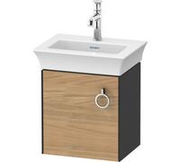 Duravit White Tulip - Waschtischunterschrank wandh410x384x298mm Anschl li eiche natur/graph seidenm