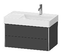Duravit Vanity Unit XSquare for 234980, right version Graphite Matt 784 mm
