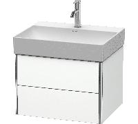 DURAVIT XSquare - Vanity Unit with 2 drawers 584x397x460mm matt white/white matt