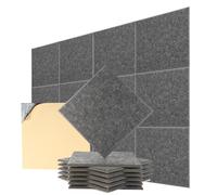 Durbles Acoustic Wall Panels - Noise Cancelling Tiles for Home Studio & Office - Quality Sound Proofing - Sound Proof Foam Panels for Walls - Easy to Install Insulation Tiles - Dark Grey 12 Pack