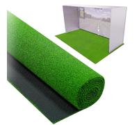 Durbles Golf Simulator Turf Mat - Anti-SlipTurf for Home Simulator Setups - 15mm Artificial Grass Mat Compatible with Nets & Enclosures - Indoor Training Surface (8.4 x 6 ft)