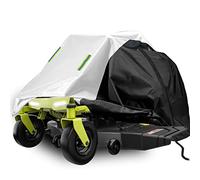 DURCOVER Zero Turn Mower Cover,Waterproof Heavy Duty Oxford Fabric- Riding Lawn Mower Covers Fits Decks up to 50", Zero Turn Lawn Mower Cover Universal Fit with Storage Bag 81" L x 44" W x 47.5" H