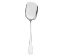 Durdiiy 4 PCS Cooking Spoons, Kitchen Cooking Utensils Durable Serving Spoons Stainless Steel Cooking Spoons Heat Resistant Tablespoons for Parties Dinner Kitchen Cooking Restaurant Banquet (Silvery)