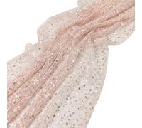 Durdiiy Gauze Table Runner 30x275cm Rainbow Summer Decor Romantic Thanksgiving Christmas Decoration Boho Cheese Cloth Fall Autumn Birthday Wedding Party Bridal Shower (Pink)