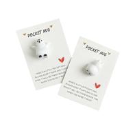 Durdiiy Pocket Hugs Gift Set, Cute Penguin & Seal Figures with Inspirational Cards, Mini Positve Good Luck Gifts for Friends, Family, Lovers,Birthday, Wedding Mother's Day Valentine's Keepsake
