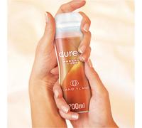 Durex 2-in-1 Ylang Ylang Massage & Water-Based Lube, 200 ml, Sensual Aromatherapy, Smooth Silky, Id