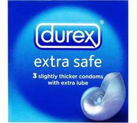 Durex Condoms -Extra Safe- Lubricated Thick Latex Condom - Close fit - Fast P&P