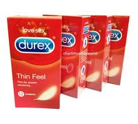 Durex Thin Feel Pack of 12 Condoms Latex