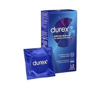 Durex Originals Classic Natural 12 Pack Lubricated Teat Ended Latex Condoms