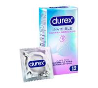 Durex Extra Lubricated Invisible Condoms - 12 Condoms