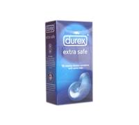 Durex Extra Safe Condoms Transparent Teat Ended & Extra Lubricated Pack Of 12