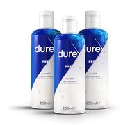 Durex Feel Play Lube, 250ml (3 Pack, 750ml), Water Based pH Friendly, Non Sticky, Condom and Toy Safe, Smooth Texture
