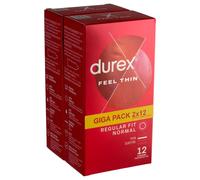 Durex Feel Thin - Natural Sensation Condom Pack (2x12)